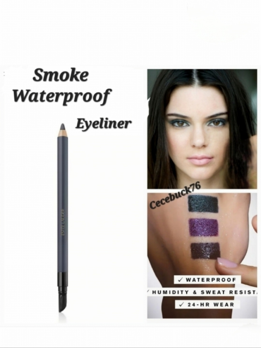 🌺Estee Lauder Double Wear Smoke 24H Waterproof Gel Eyeliner Pencil